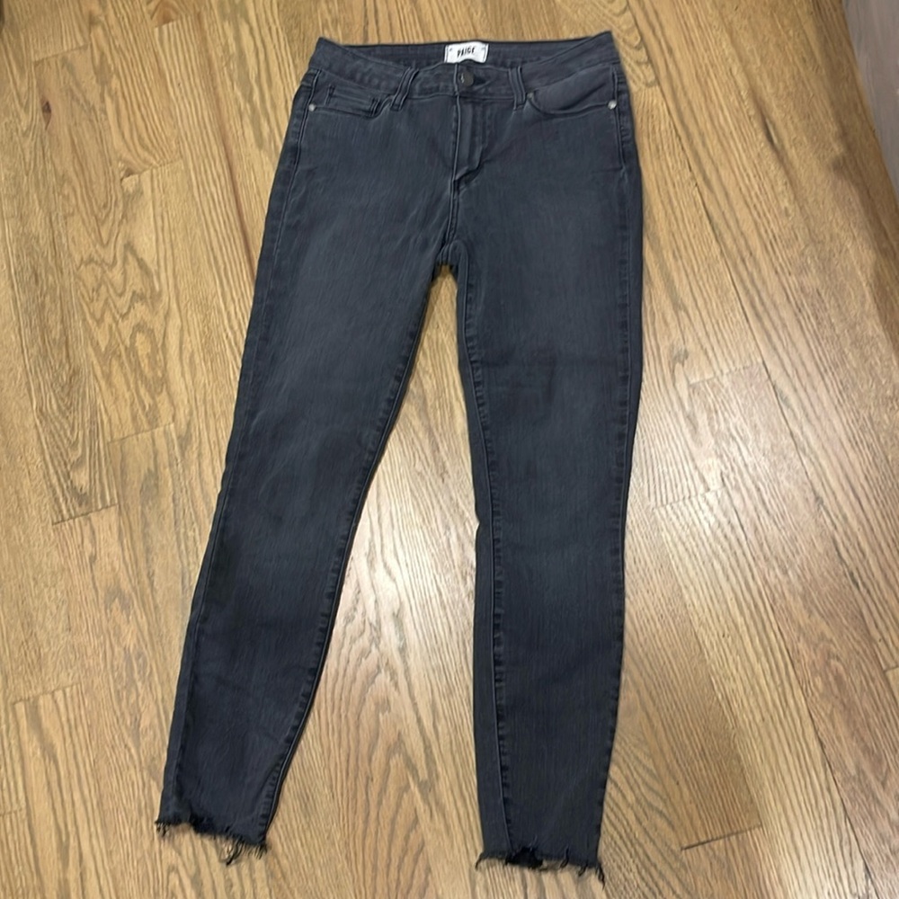 PAIGE JEANS DENIM 28 Verdugo Ankle black wash